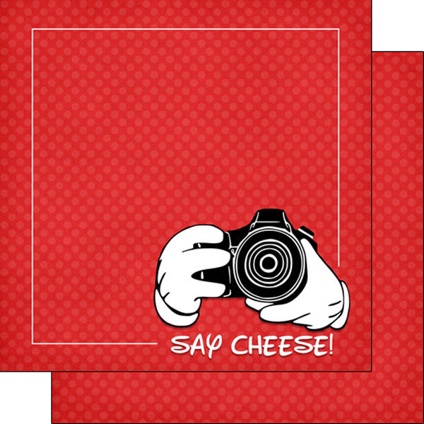 E31E149C-5ABB-4A8B-B48B-EBFA740B4959.jpeg MAGICAL SAY CHEESE DS 12"X12" Scrapbook Paper - Image 1