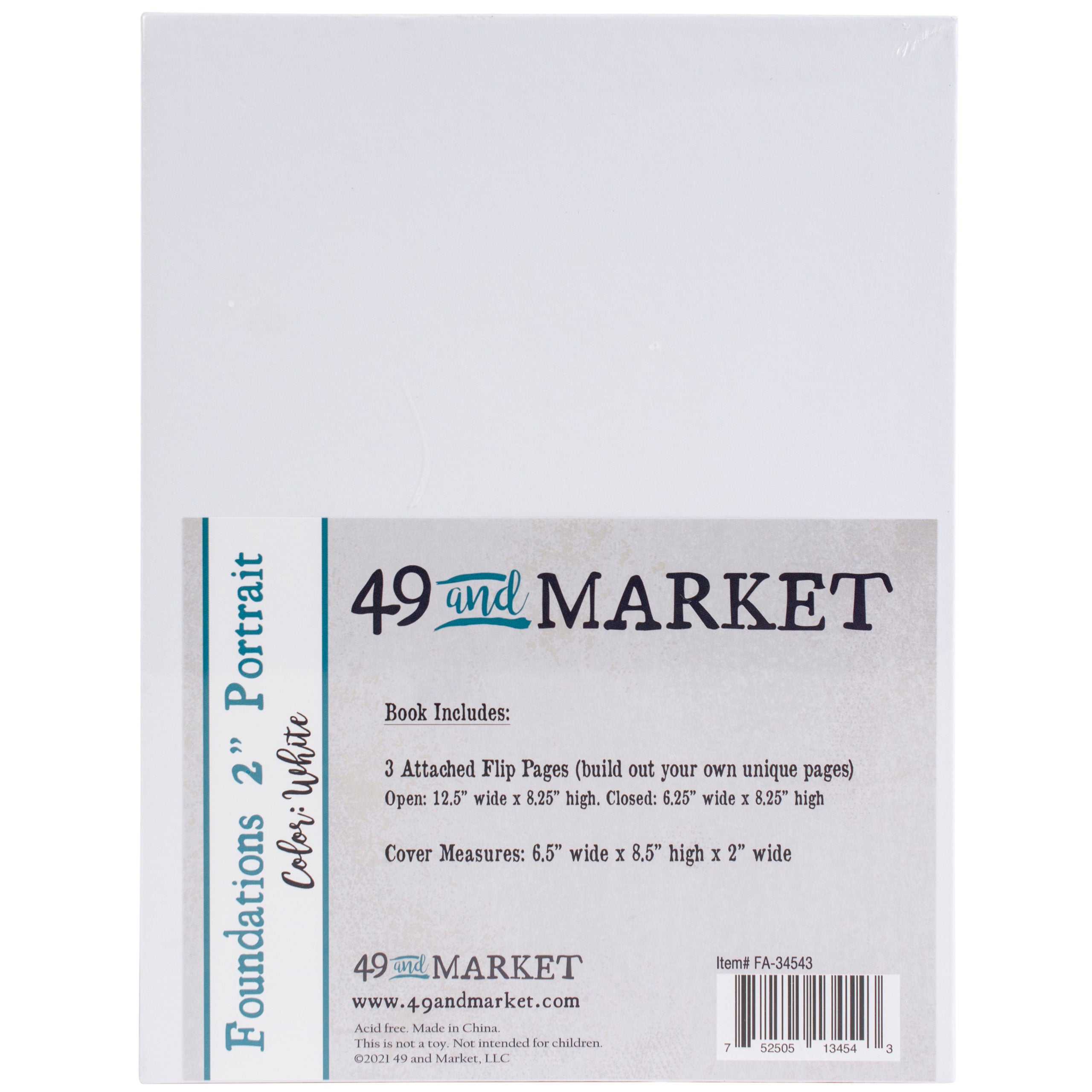 E3629682-F0F3-42A3-9FCD-1B4348D62A2A.jpg 49 and Market Foundations 2” PORTRAIT ALBUM SERIES 6"X8" - Image 1