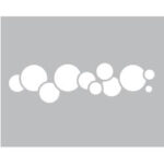 Queen & Co Shaker Foam Fronts Card Set BUBBLES - Image 2