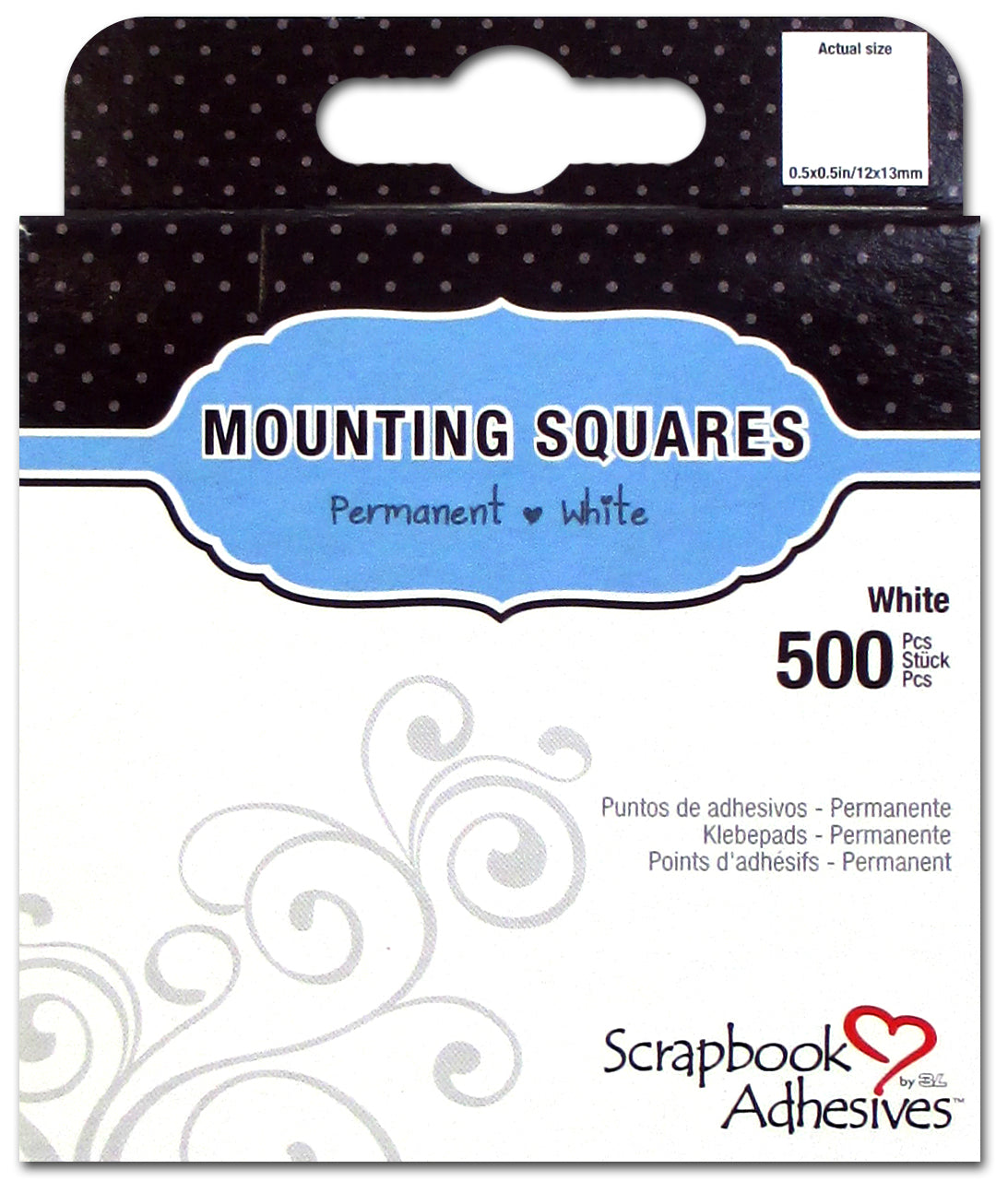 E3EAA95C-4E05-42CE-BCD2-93C5F39C2628.jpeg Scrapbook Adhesives MOUNTING SQUARES 1/2" 500pc - Image 1
