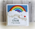 Lawn Cuts PUFFY CLOUD BORDERS Custom Craft Dies 3pc - Image 3