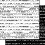 AT THE POOL PRIDE #2 12"X12" Scrapbook Paper