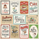 Carta Bella Roll With It BAKING JOURNALING CARDS 12"x12" Paper - Image 2