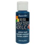 DecoArt Crafter's Acrylic TRULY BLUE Acrylic Paint 2oz