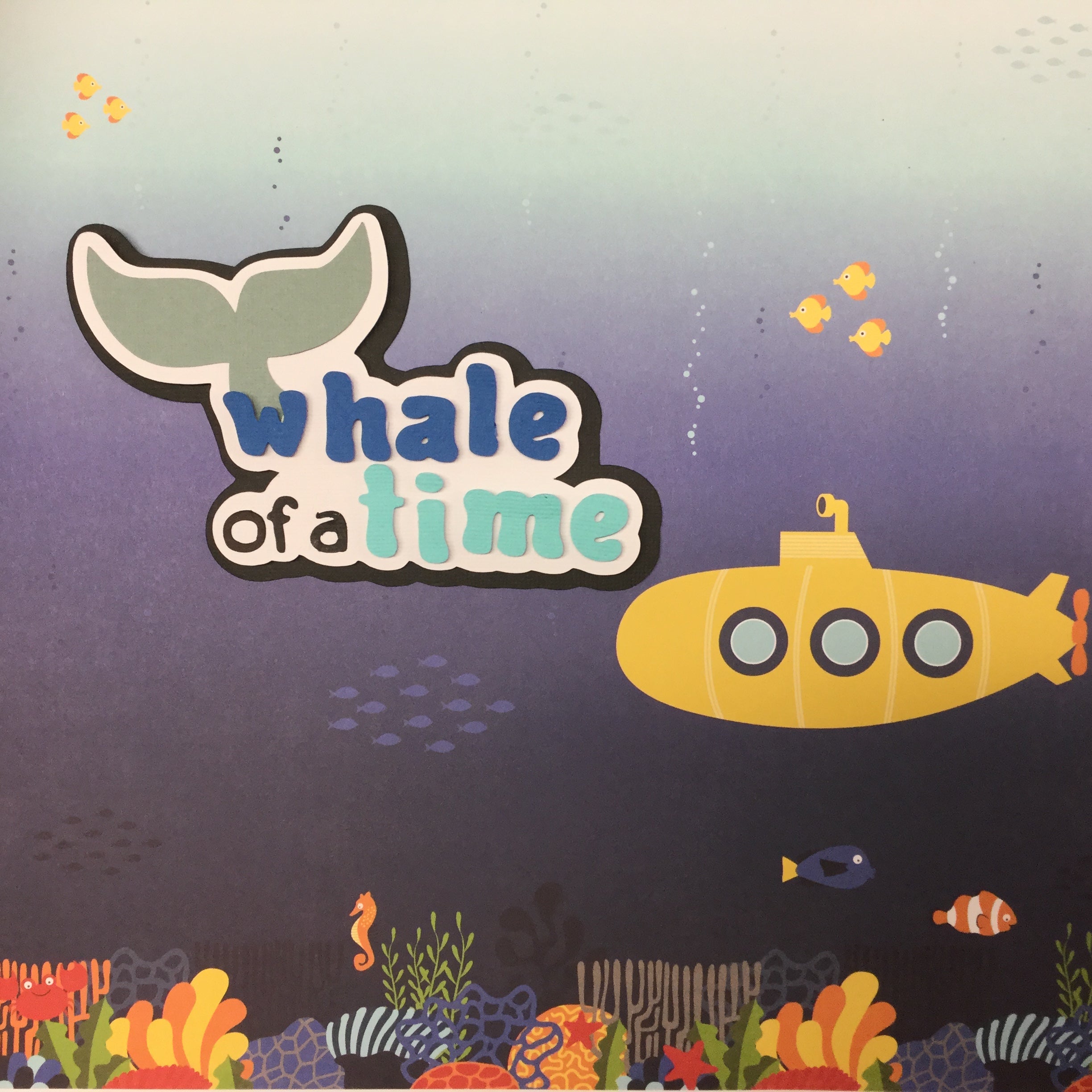 E6D14A9C-014A-4B18-B431-4C0F4F4CA418.jpg WHALE OF A TIME Custom Scrapbook Die Cuts - Image 1