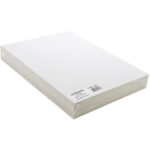 Grafik Blank Medium Weight WHITE CHIPBOARD 8.5”x11” Sheet