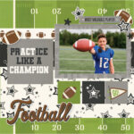 Simple Stories FOOTBALL ELEMENTS 12X12 Scrapbook Paper - Image 4