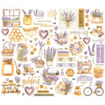 Simple Stories SIMPLE VINTAGE LAVENDER FIELDS Bits & Pieces 86pc - Image 2