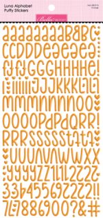 Bella Blvd LUNA ALPHABET Puffy Stickers Letters Numbers - Image 4