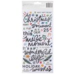 Thickers HO HO HO Puffy Phrase And Accent Stickers 155pc - Image 2