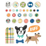Simple Stories FUR BABY DOG Decorative Brads - Image 2