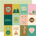 Simple Stories TRAIL MIX 3X4 ELEMENTS 12”X12” Scrapbook Paper - Image 4