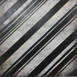Antique Grunge SIDE STRIPE 12"X12" Scrapbook Customs Paper