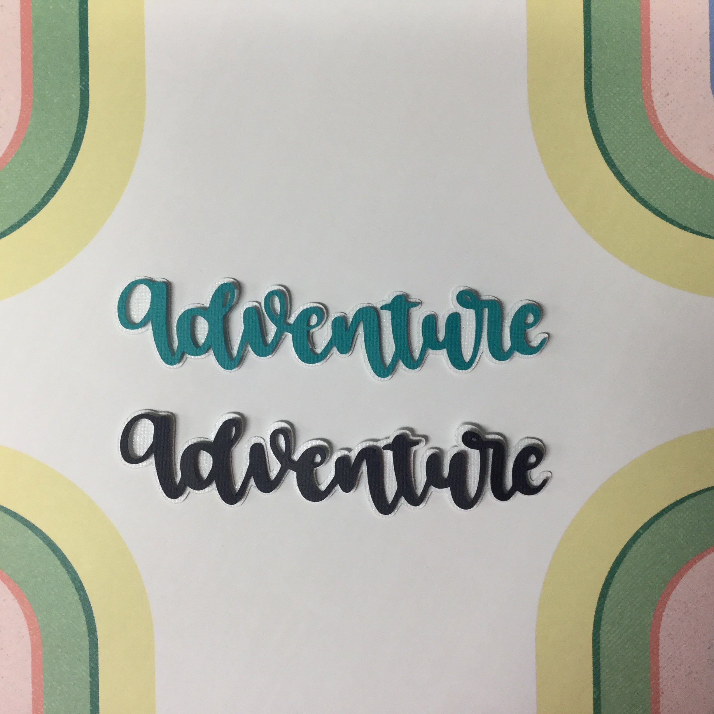E93709DC-3E68-4C43-B45B-DA1395E45006.jpg ADVENTURE Travel 3D Scrapbook Die Cut Embellishment - Image 1