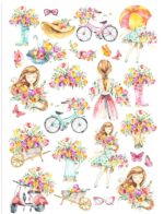 Little Birdie Deco WATER TRANSFER DECAL Sheet - Image 8