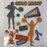 Life's Little Occasions LLO CHEERLEADING Sticker Medley