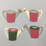 WATERING CANS Custom Scrapbook Die Cuts