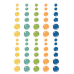 Simple Stories HAPPY TRAVELS GLOSSY ENAMEL DOTS 60pc - Image 2