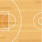 Scrapbook Customs Quick Pages BASKETBALL LEFT & RIGHT 12"X12" Scrapbook Papers 4pc - Image 3
