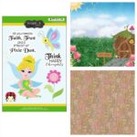 FAIRY HOUSE Tinkerbell 12”X12” Scrapbook Kit Princess Disney 3pc