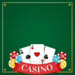 Scrapbook Customs CASINO CARDS & CHIPS 12"X12" Scrapbook Paper - Image 2