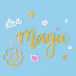 Shimelle Thickers MY STORY Glitter Foam Phrase Stickers - Image 3