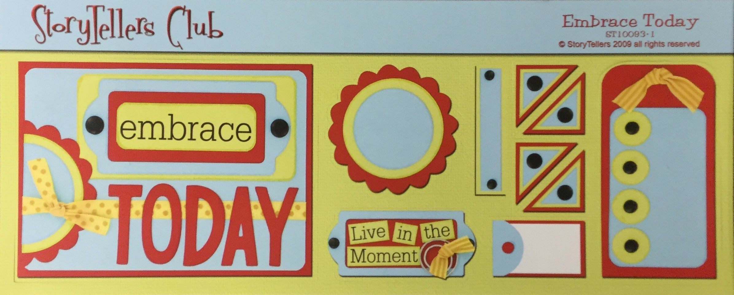 EBF0C6A6-F9EF-40DA-AE96-75B12BD71F46.jpeg StoryTellers EMBRACE TODAY 3-1 DIECUTS 3"X13" Dr. Seuss - Image 1