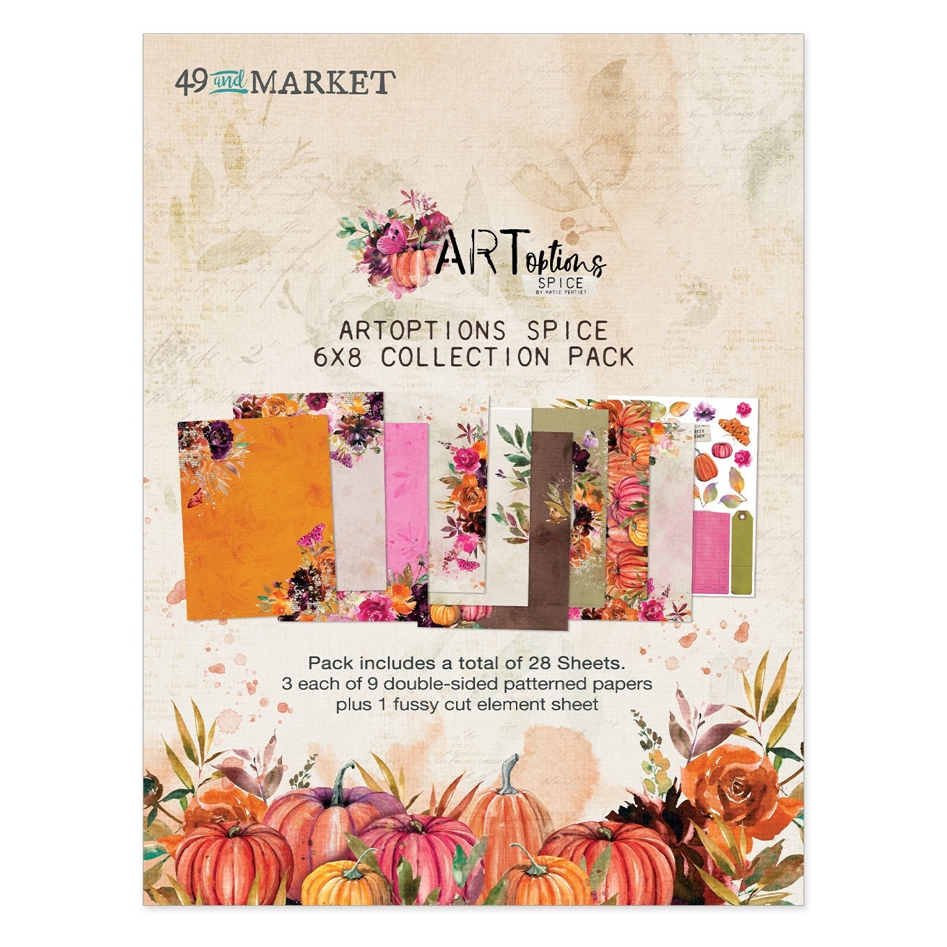 EC79D6F0-C3C1-48DB-849E-CB9F13139654.jpg 49 and Market ARTOPTIONS SPICE 6”X8” Collection Paper Pack - Image 1