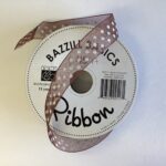 Bazzill Basics SHEER DOT RIBBON 5/8” 1 Yard - Image 3