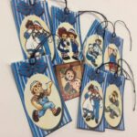Tags & Ephemera 8pc VINTAGE RAGGEDY ANN & ANDY DOLLS - Image 2