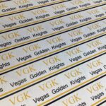 DS Initial Pride VGK VEGAS GOLDEN KNIGHTS 12"X12" Scrapbook Paper - Image 2