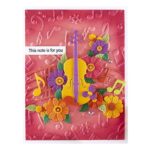 Spellbinders MUSICAL NOTES 3D Embossing Folder 5.5X8.5 - Image 3