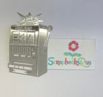 Laser Cut BIG PAY SLOT MACHINE Silver Diecut - Image 2