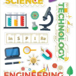 Paper House STEM SCHOOL 3D Stickers 22pc