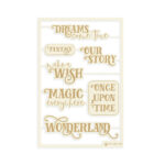 P13 Light Chipboard ONCE UPON A TIME EMBELLISHMENTS - Image 2