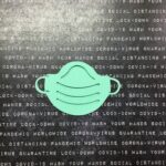 Corona FACE MASK Covid-19 Quarantine Scrapbook DieCuts 3.5” - Image 2