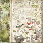Stamperia FOREST MAXI PAD 12"X12" Scrapbooking Paper Pack - Image 6