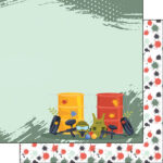 Scrapbook Customs PAINTBALL Double Sided Pride 4pc 12X12 Papers - Image 5