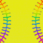 Neon Sports SOFTBALL KIT 12"X12" Scrapbook Paper 12 Sheets - Image 2