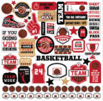 Echo Park BASKETBALL 12"X12" Scrapbook Collection Kit - Image 8