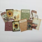 Tags & Ephemera 10pc FALL AND THANKSGIVING TAGS & ATC CARDS