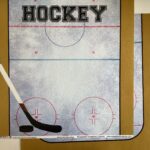 Scrapbook Customs HOCKEY WATERCOLOR 12"X12" Paper