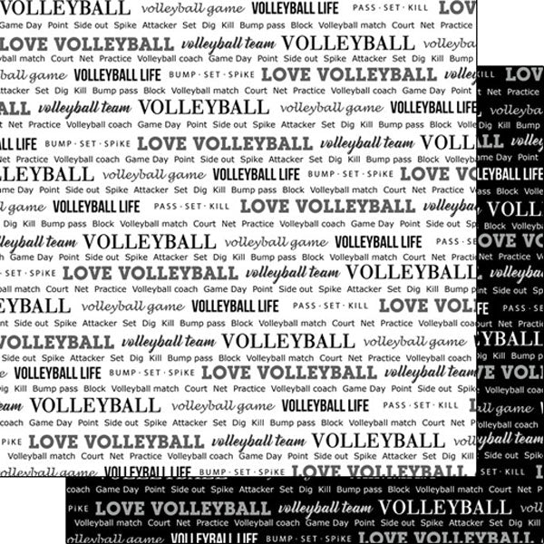 F0060D4E-F135-44F8-B023-0416E78ED629.jpg VOLLEYBALL PRIDE 2 12x12 Scrapbook Paper - Image 1