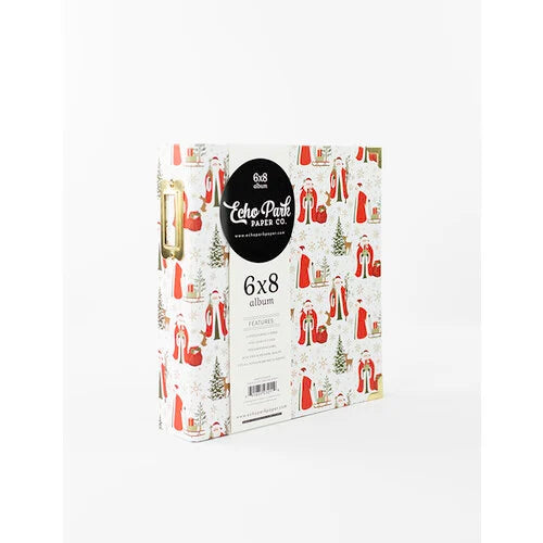 F08B957F-FCC3-4421-A1F2-15EAE5B4832B.jpg Echo Park SANTA CLAUS LANE 6"X8" ALBUM D-Ring Binder - Image 1