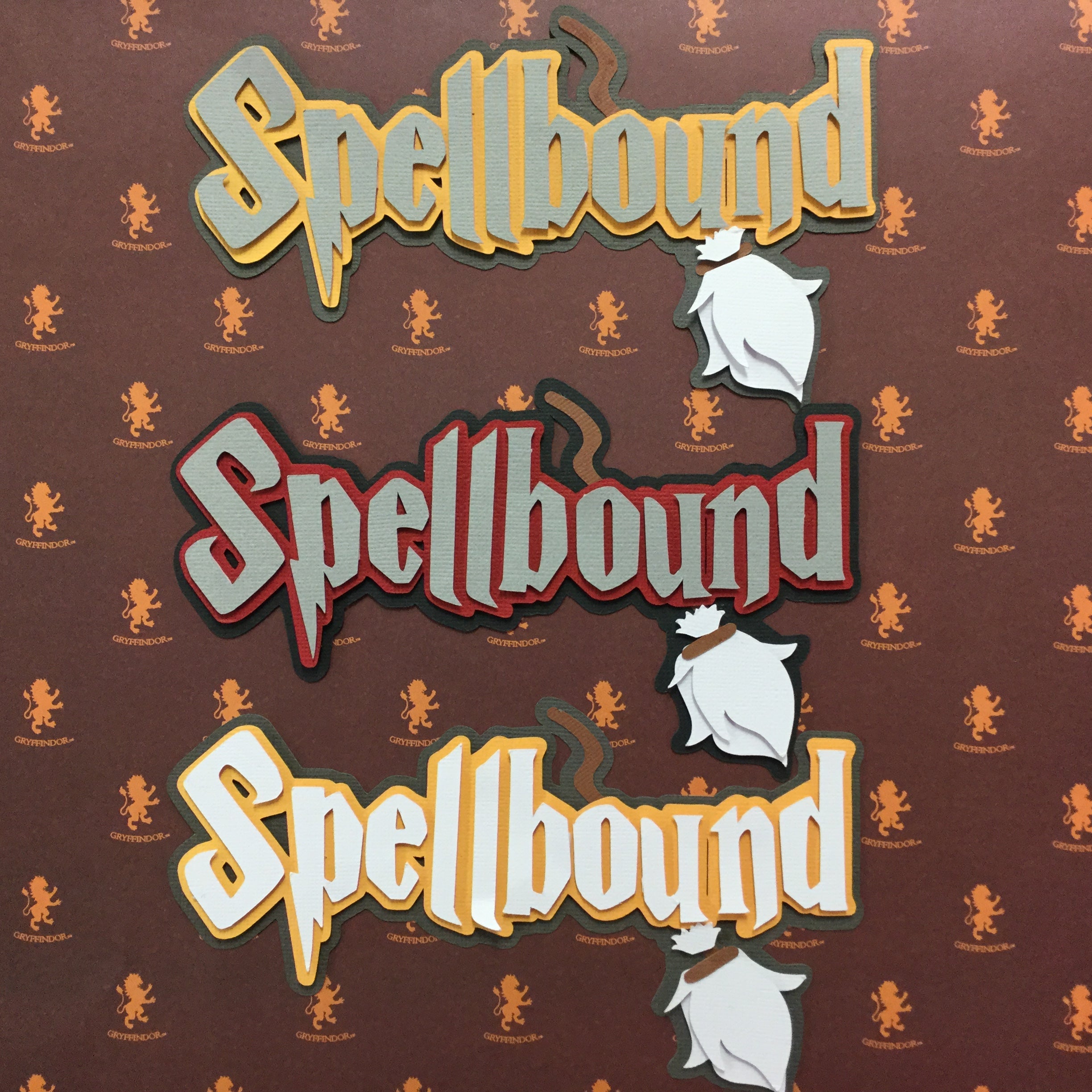 F1CB3870-1A03-4E7A-9E4A-BEF891CE997B.jpg SPELLBOUND Scrapbook Die Cut Embellishment - Image 1