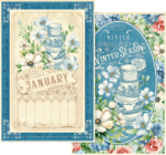 Graphic 45 SEASON TO CELEBRATE Calendar Ephemera Cards - Image 3