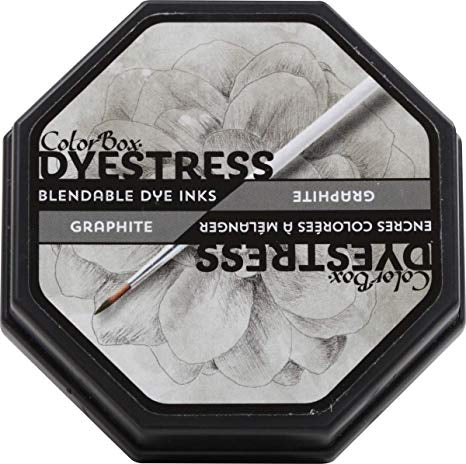 F24DA9BE-44E7-419B-8323-3BD9AE322F2D.jpeg ColorBox Dyestress GRAPHITE Blendable Dye Ink - Image 1