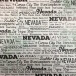 NEVADA POSTAGE MAP 12"X12" Scrapbook Travel Paper - Image 4
