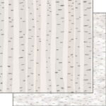 NPWC BIRCH TREE BARK National Park 12"X12" Scrapbook Paper