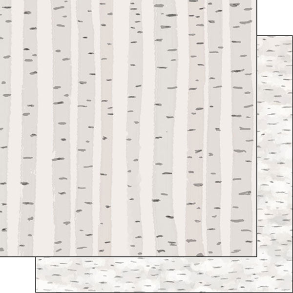 F29F7931-CD4D-422B-A6DE-2CD2F1CEDD74.jpg NPWC BIRCH TREE BARK National Park 12"X12" Scrapbook Paper - Image 1
